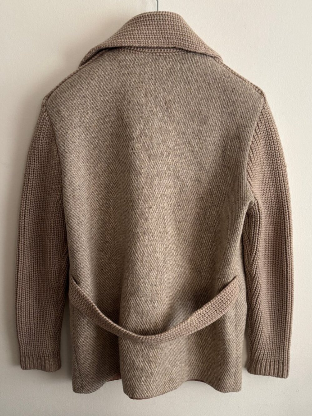 Vintage Women's Freedom Wear Irish Tweed Wool Sweater Jacket / Cardigan L-XL - Picture 5 of 7